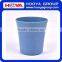 Assorted Colors Bamboo Biodegradable Bamboo Fiber Round Flower Pots Garden Flower Planters Plant Pots