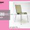 Upholstered Metal Leg Black Dining Room Furniture Dining Stool Leather Chair