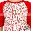 New Pattern Love Printed Girls Valentine Shirt Baby Cotton Icing Ruffle Shirts wholesale girl valentines clothing Raglan Shirt