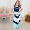 Chevron Print Matching Mommy And Me Maxi Cotton Dress