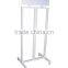Two Side White Shoes & Garment Display Rack
