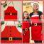 wholesale custom reuseable Christmas kids adults non woven cotton apron,cooking apron,kitchen apron