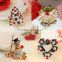 F40647A Christmas decoration beautiful christmas crystal brooches