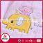 promotion sale cute embroidered knitted coral fleece baby blanket