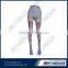 Sublimation printing womens lycra pants ladies pants cutting