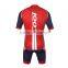 Sublimation printing quick dry moisture wicking short sleeve cycling jersey cycling short