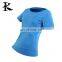 Custom blank dri fit breathable running t shirt for women