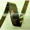 Customized 3/4'' camouflage ribbon military ribbon polyester webbing