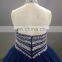 Suppliers Wholesale Own Design Halter Beckline Beaded Floor Length Quinceanera Dress