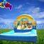 SINGLE line inflatable water slip N slide