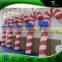 6.5ft Height Christmas Plastic Candy Cane For Decoration / Customize Advertising PVC Inflatable Candy Arches
