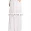 2015 new summer jersey long skirts elegant side pockets banded waist with sash beach skirts for women guangzhou factory