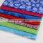 heart design flocked organza fabric for parties' decoration