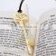 factory price etched custom bookmarks with tassels
