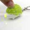 High quality cute carton hedgehog Promotional Gifts LED sound key chain