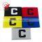 Colorful OEM logo outdoor team sports group player football captain arm band