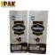 Food Grade kraft paper flat bottom stand up coffee bag with valve