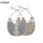 Fashion Cotton Linen Feeding Lace-Up Bibs For Baby