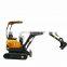 mini track type 1500kg hydraulic excavator
