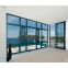 Aluminum alloy frame large double glass Modern House Window Grill Design with mosquito netting
