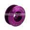 JDM Aluminum Bumper Quick Release Fastener Trunk Fender Hatch Lid Kit Purple For Front Bumpers, Rear Bumpers, Trunk/Hatch Lids
