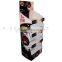 OEM design printed cardboard baby clothes display stand
