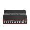 ODM&OEM  8 Port 1000M POE  Network Switch With 2 Port 1000M Network