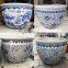 Luxury Large Jingdezhen Hand Painted Blue and White Ceramic Pot Planters