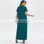 Summer Ladies Short Sleeve Long Skirt Robe Muslim Middle East Dubai Dress Dress Women
