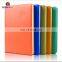 Custom printrd Blue Embossed Logo PU Notebook With Elastic Pen holder