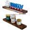 Solid Surface Corner Wall Hanging Book Shelf for Storage Wood Living Room Furniture Rustic Modern Holding Kitchen Appliance
