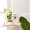 hanging wall shelf Swing Rope Floating Shelf with cotton rope