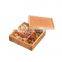 Fruit and Nuts Gift Tray with compartments Wood Snack Storage Box