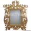 gold plated antique designer wall mirror