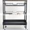 Trolley Kitchen Furniture General Use Home Storage Packing 3 tier metal mesh storage basket kitchen trolley