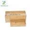 Cheap Square Bamboo Office Pen Pencil Holder for Desk Office Desktop Storage Organizer With Drawers