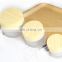 2021 hot sale clear frosted glass new arrivals cream container with bamboo wood 15g 30g 50g 100g screw lid cream glass jar
