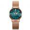 SHENGKE K0103L Ladies Quartz Wrist Watch Fashion Gold Mesh Bracelet Watches Starry Sky Customized Reloj