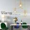 Gold Bed Room Chandelier Lamp Luxury Round Shape LED Pendant Lighting