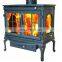 European-Style Villas And B&Bs In Rural Areas Cast Iron Free-Standing Real Fire Wood Heating Fireplace