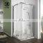 High quality aluminum flat open shower room with tempered glass