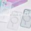 Wholesale HD transparent glass phone case with camera protect magnetic mobile phone case for iPhone 12 /13