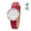 SHENGKE SK Lady Watch Red Leather Band Lovely Girl Watch in Guangzhou Factory K9013L 3ATM Waterproof