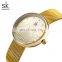 SHENGKEG Honeycomb Shape Dial Watch Plating Gold Sliver  Handwatchs Valentines Gift Blind Shipping Watchs K0125L
