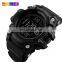 SKMEI 1384 Waterproof Electronic Men's Wristwatches Military Rubber countdown