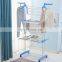 High recommended Multi-layer outdoor indoor drying rack metal clothes hangers