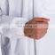 50 gsm White Microporous Protective Apparel Elastic Cuff Disposable Coverall