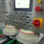 automatic slicing machine to cut bouncy prown cracker steamed dough