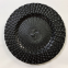 Western Dinner Plate Wedding Hotel Party Decorative Plastic Charger Plates Black
