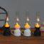 Vintage Oil Lamp Lamps, LED Flameless Design for Home & Restaurant Desktop Ornament